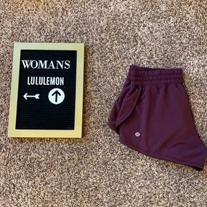 Women’s Lululemon Eggplant Shorts
